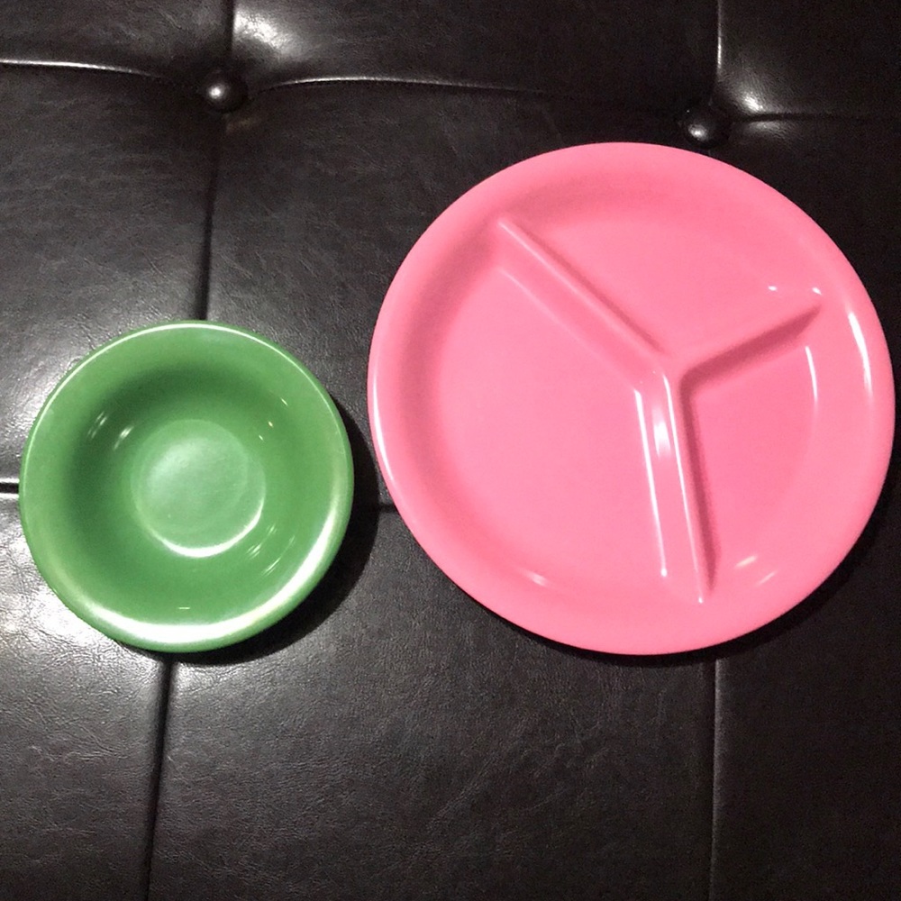 Pottery Barn Kids Melamine Plate and Bowl